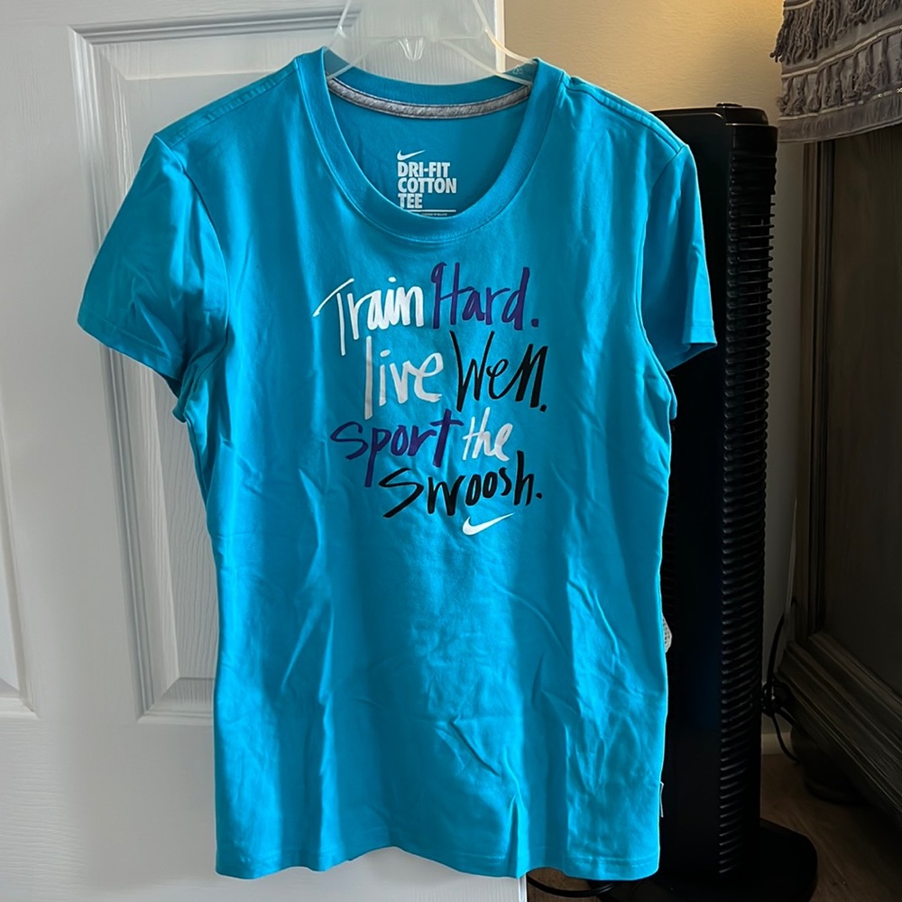Blue Nike tee